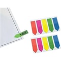 Redi-Tag Arrow Flags, Assorted Colors, 0.47 Wide, 50 Flags/Pad, 5 Pads/Pack (32118)