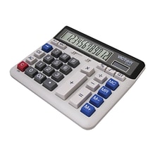 Victor Technology 2140 12-Digit Desktop Calculator, Off White