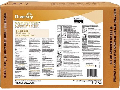 Diversey Complete Finish, Unscented, 640 Oz. (5104773)