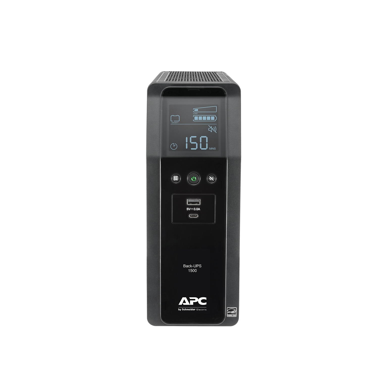 APC Back-UPS Pro BN UPS, 1500VA, 10 Outlets, 2 USB Charging Ports, AVR, LCD interface Black (BN1500M2)