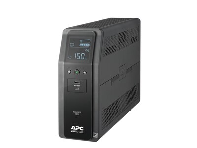 APC Back-UPS Pro BN UPS, 1500VA, 10 Outlets, 2 USB Charging Ports, AVR, LCD interface Black (BN1500M