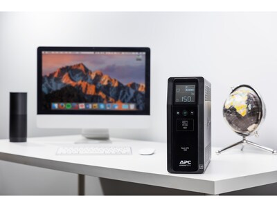 APC Back-UPS Pro BN 1500VA 10-Outlet UPS with 2 USB Charging Ports, Black (BN1500M2)