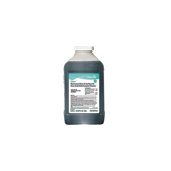 Crew Disinfectant for Diversey J-Fill, Fresh, 2.5 L / 2.64 U.S. Qt., 2/Carton