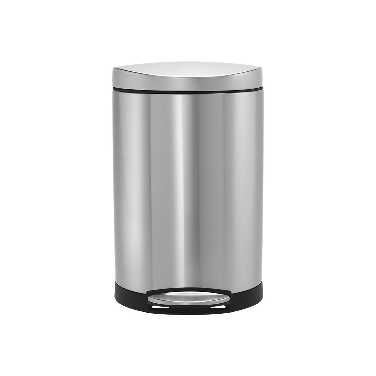 simplehuman Indoor Step Trash Can, Brushed Stainless Steel, 2.6 Gal. (CW1833)