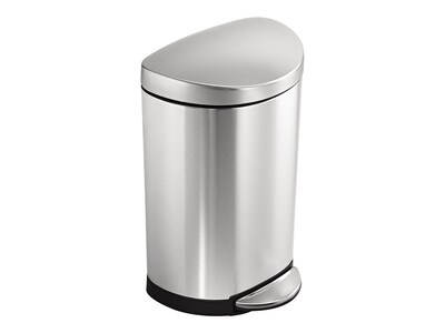 simplehuman Indoor Step Trash Can, Brushed Stainless Steel, 2.6 Gal. (CW1833)