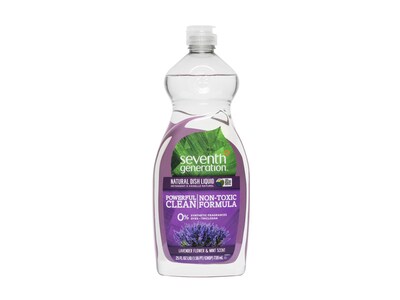Seventh Generation Liquid Dish Soap, Lavender Flower & Mint, 25 oz. (SEV 22734)