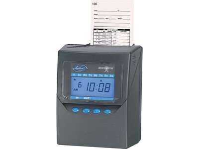 Lathem Time Punch Card Time Clock System, Black (7500E)