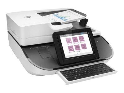 HP Digital Sender Flow 8500 fn2 L2762A#BGJ Sheetfed Scanner, Black/White