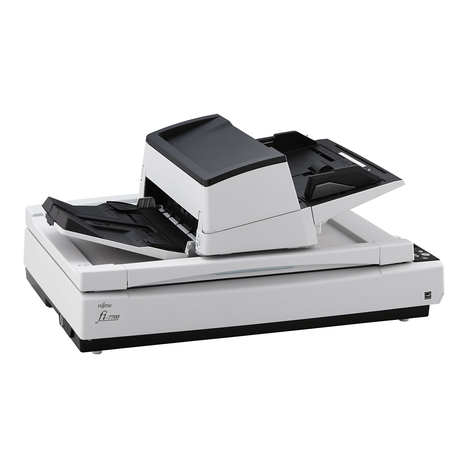 Fujitsu fi-7700 PA03740-B005 Desktop Scanner, Black/White