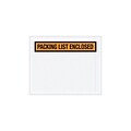 Staples Packing List Envelopes, 4 .5  x 5.5, Orange Panel Face, Packing List Enclosed, 1000/Carton (ENVPQ12)