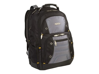 Targus Drifter II Laptop Backpack, Black/Gray (TSB239US)