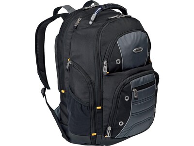 Targus Drifter II Laptop Backpack, Black/Gray (TSB239US)