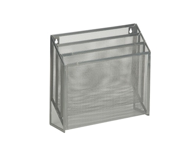 Honey-Can-Do Vertical Wire Mesh File Organizer, Gray (OFC-03305)