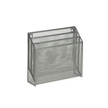 Honey-Can-Do Vertical Wire Mesh File Organizer, Gray (OFC-03305)