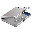 Vaultz Locking Aluminum Storage Clipboard, Silver (VZ00698-DAS)
