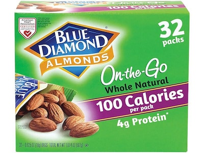 Blue Diamond Almonds, 0.63 oz., 32 Packs/Box (220-00512)