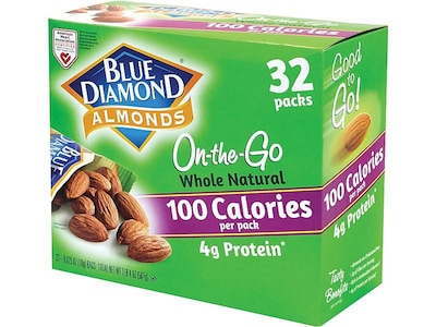 Blue Diamond Almonds, 0.63 oz., 32 Packs/Box (220-00512)