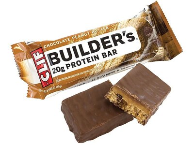 Clif Builder's Chocolate Protein Bar, 2.4 oz., 18 Bars/Box (220-00543)