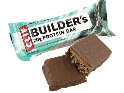 Clif Builder's Chocolate Protein Bar, 2.4 oz., 18 Bars/Box (220-00543)