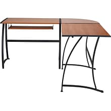 Quill Brand® Gillespie 62 L-Shaped Desk, Brown (28189R-CC)