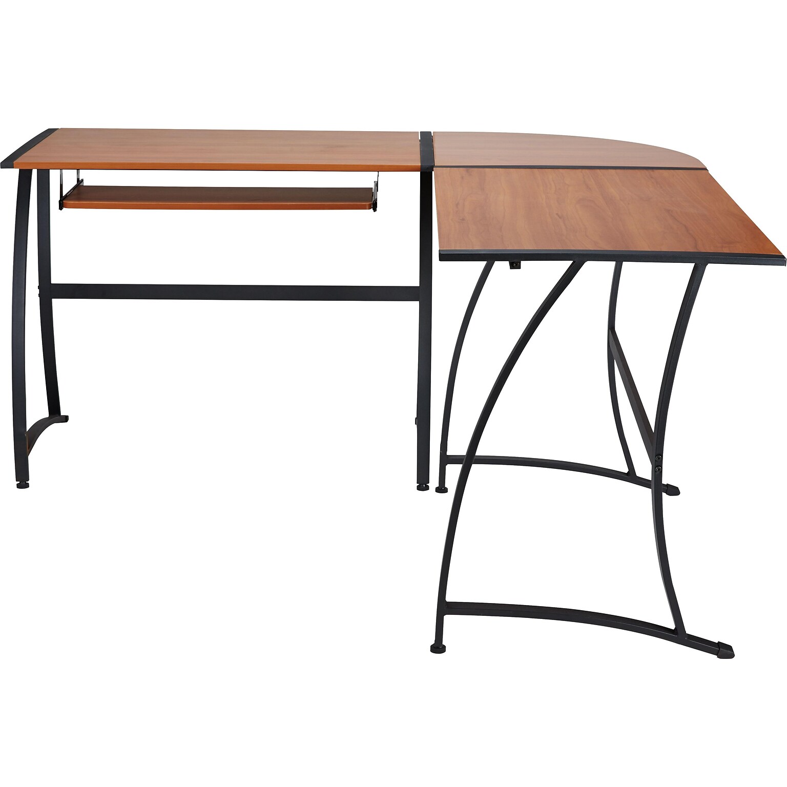 Quill Brand® Gillespie 62 L-Shaped Desk, Brown (28189R-CC)