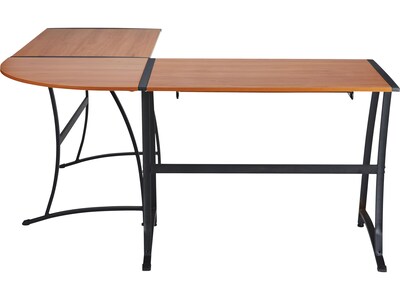 Quill Brand® Gillespie 62 L-Shaped Desk, Brown (28189R-CC)