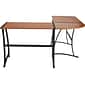 Quill Brand® Gillespie 62" L-Shaped Desk, Brown (28189R-CC)