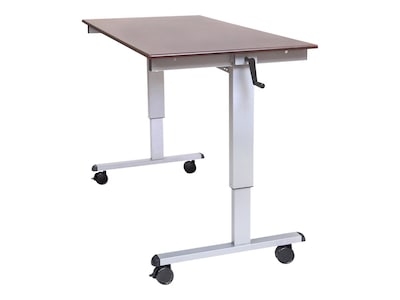 Luxor 60W Adjustable Desk, Laminate Wood (STANDUP-CF60-DW)