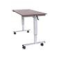 Luxor 60"W Adjustable Desk, Laminate Wood (STANDUP-CF60-DW)