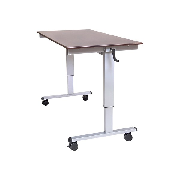 Luxor 60W Adjustable Desk, Laminate Wood (STANDUP-CF60-DW)