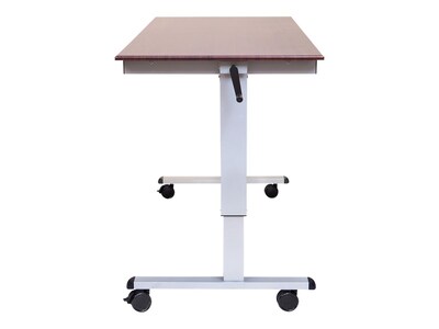 Luxor 60W Adjustable Desk, Laminate Wood (STANDUP-CF60-DW)