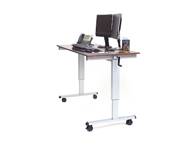 Luxor 60"W Adjustable Desk, Laminate Wood (STANDUP-CF60-DW)