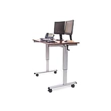 Luxor 48W Adjustable Desk, Laminate Wood (STANDUP-CF48-DW)
