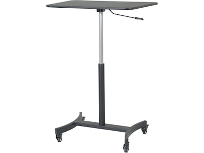 Victor Technology 28 W Mobile Adjustable Standing Desk, Laminate Wood (DC500)