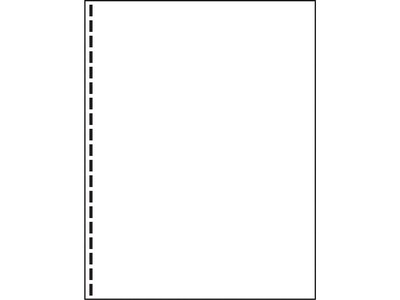 Printworks® Professional 8.5" x 11" 19-Hole Punched Specialty Paper, 20 lbs., 92 Brightness, 2500 Sheets/Carton (04328)