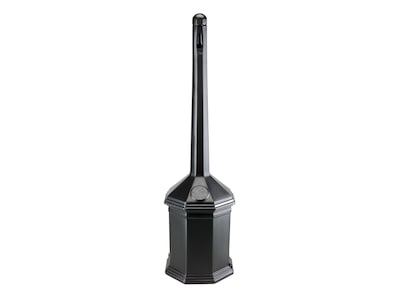 Commercial Zone Smokers Outpost Site Saver Indoor Ash Urn, Black Polyethylene, 1.25 Gal. (710301)