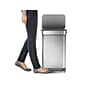 simplehuman Indoor Step Trash Can, Brushed Stainless Steel, 12 Gal. (CW2024)