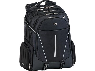 Solo New York 17.3" Laptop Rival Backpack, Black (ACV700-4)