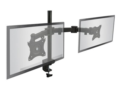 Mount-It! Dual Monitor Arms, Up To 27" Monitors, Black (MI-1752)