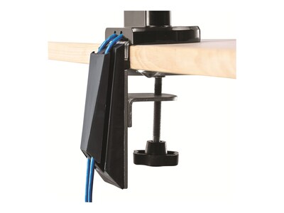 Fellowes Platinum Dual Monitor Arm, Up to 27" Monitors, Black (8042501)