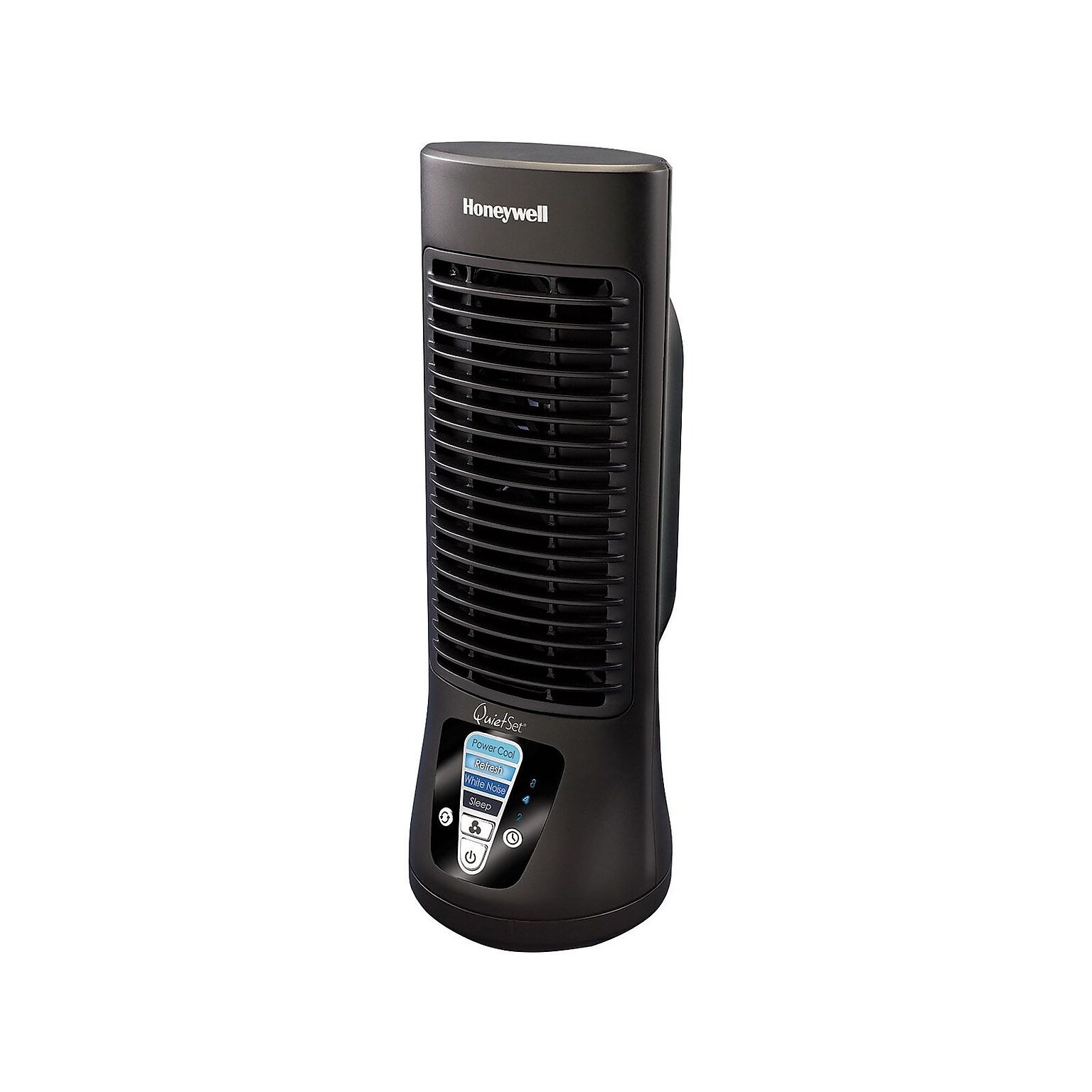 Honeywell QuietSet 12.99H 4-Speed Tower Fan, Black (HTF210B)