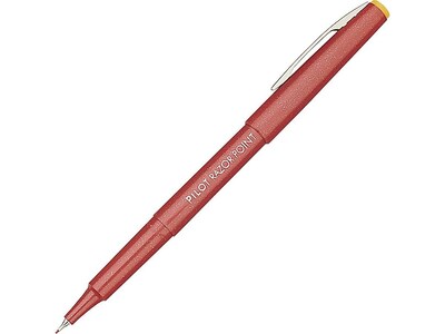 Pilot Razor Point Marker Pens, Ultra Fine Point, Red Ink, Dozen (11007)