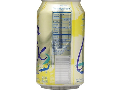 LaCroix Lemon Sparkling Water, 12 oz., 24/Carton (NAV40130)