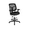 EuroTech Apollo Mesh Fabric Back Fabric Drafting Chair, Black (DFT9800)