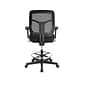 EuroTech Apollo Mesh Fabric Back Fabric Drafting Chair, Black (DFT9800)