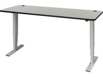 Safco 72W Adjustable Desk, Laminate Wood (1963GRGR)