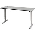 Safco 72W Adjustable Desk, Laminate Wood (1963GRGR)