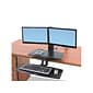 Ergotron WorkFit-A Dual Adjustable Aluminum Desk Converter (24-392-026)