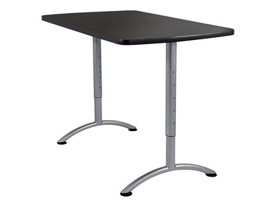 ICEBERG ARC 30W Adjustable Table, Laminate Wood (69317)
