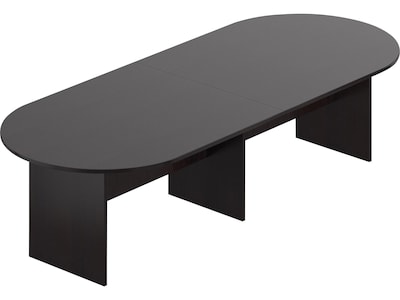 Offices To Go Superior Laminate Racetrack Conference Table, 29.5H x 120L x 48D, Espresso (SL12048